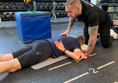 Body maintenance to help release a shoulder impingement